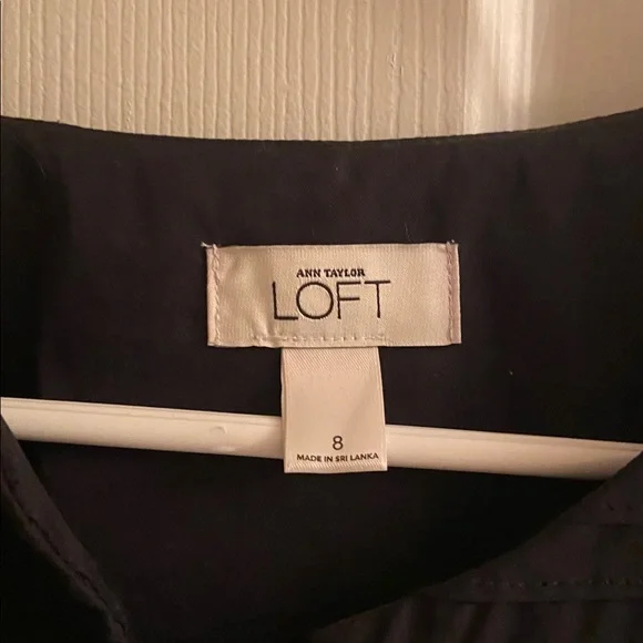 LOFT Elegant Black Cropped Jacket - Picture 2 of 11